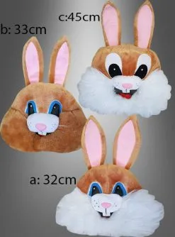 Hasen Kopf Maske