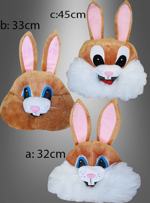 Hasen Kopf Maske 1 Hasen Kopf Maske