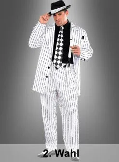 2. Wahl Weißes Gangster Kostüm