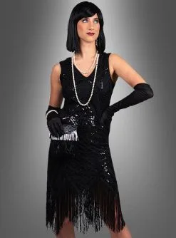 Exklusives 20er Flapper Kleid Vivian -Halloween-Cosplay Verkaufsgeschäft abendkleid mit pailletten fuer damen 04256d682a 4