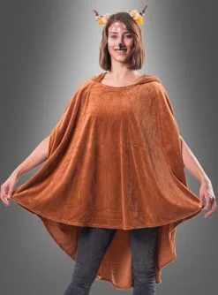 Wandelbarer Brauner Poncho Aus Plüsch XS-XXXL -Halloween-Cosplay Verkaufsgeschäft brauner poncho e7dac8090d 3