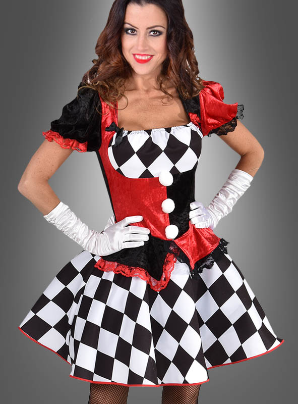 Deluxe Harlekin Clown Kleid 2 Deluxe Harlekin Clown Kleid – Bild 2