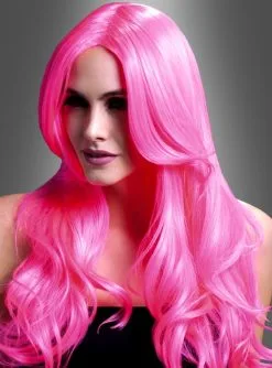Khloe Langhaarperücke Pink Oder Rot 5 Khloe Langhaarperücke Pink Oder Rot -Halloween-Cosplay Verkaufsgeschäft deluxe peruecke mottoparty langhaar locken b57d579fa4 3