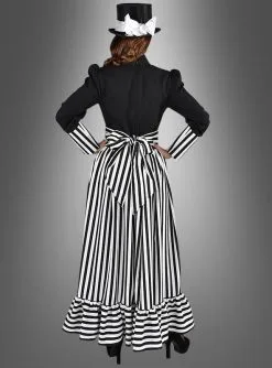 Viktorianische Dame Elisa Schwarz Weiß 5 Viktorianische Dame Elisa Schwarz Weiß -Halloween-Cosplay Verkaufsgeschäft faschingskostuem viktorianisch frauen c79d8670d4 3