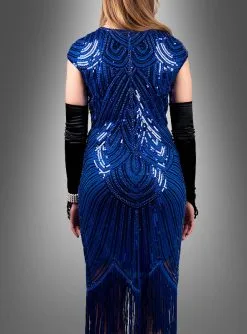 Edles Gatsby Kleid Daisy -Halloween-Cosplay Verkaufsgeschäft flapper kleid mit fransen und pailletten deluxe bf2a36d9f3 4