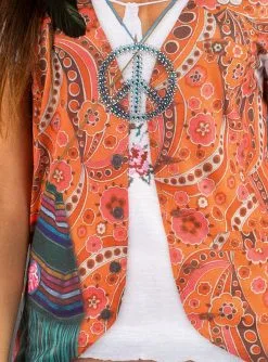 Hippie Shirt Damen -Halloween-Cosplay Verkaufsgeschäft fotorealistisches shirt hippie 39a218c8d3 4