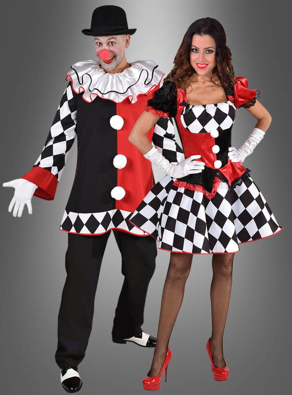 Deluxe Harlekin Clown Kleid 3 Deluxe Harlekin Clown Kleid – Bild 3