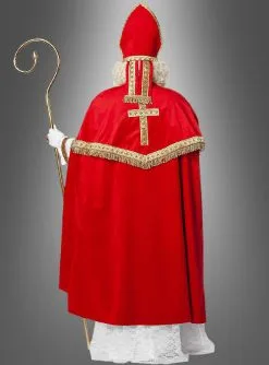 Luxus Nikolaus Kostüm Aus Plüsch -Halloween-Cosplay Verkaufsgeschäft heiliger nikolaus bischof kostuem f53033755d 3