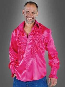 Doppelreihiges Rüschenhemd Waschbar 70er -Halloween-Cosplay Verkaufsgeschäft herrenhemd mit rueschen 98cb510288 3