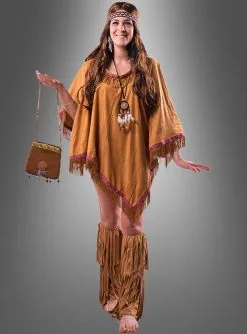 Wandelbarer Poncho Mit Fransen Hippie Indianer 5 Wandelbarer Poncho Mit Fransen Hippie Indianer -Halloween-Cosplay Verkaufsgeschäft indianer poncho mit fransen braun schwarz 302457f054 3