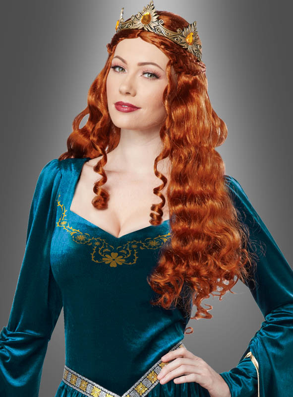 Langes Mittelalterkleid Petrol Königin Guinevere 2 Langes Mittelalterkleid Petrol Königin Guinevere – Bild 2