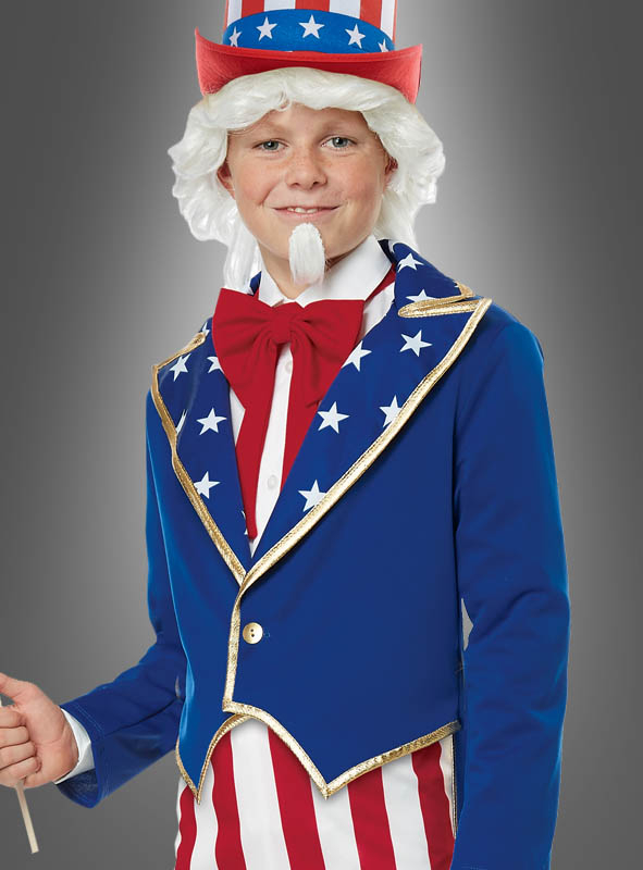 Uncle Sam Kostüm Für Kinder 2 Uncle Sam Kostüm Für Kinder – Bild 2
