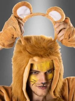 Löwe Poncho Aus Weichem Plüsch S-XXXL -Halloween-Cosplay Verkaufsgeschäft loewenkostuem unisex kapuzencape maehne 96b7dbc381 3