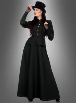 Klassisches Schwarzes Kleid Lang -Halloween-Cosplay Verkaufsgeschäft maerchenhexe damenkostuem hexenkleid schwarz ebc5db54af 3