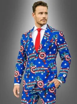 Deluxe Captain America OppoSuit Anzug 6 Deluxe Captain America OppoSuit Anzug -Halloween-Cosplay Verkaufsgeschäft opposuits anzug captain america 17323996a5 3