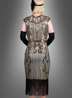 Premium 20er Jahre Kleider Kelly -Halloween-Cosplay Verkaufsgeschäft paillettenkleid mit fransen charleston kostuem 752f571495 5