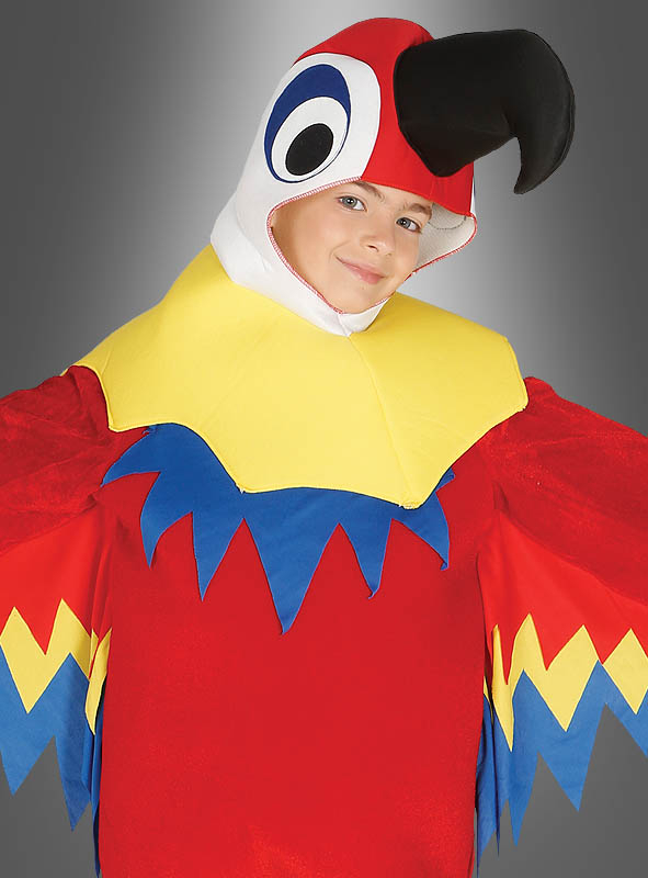 Paradiesvogel Papagei Kinderkostüm 2 Paradiesvogel Papagei Kinderkostüm – Bild 2