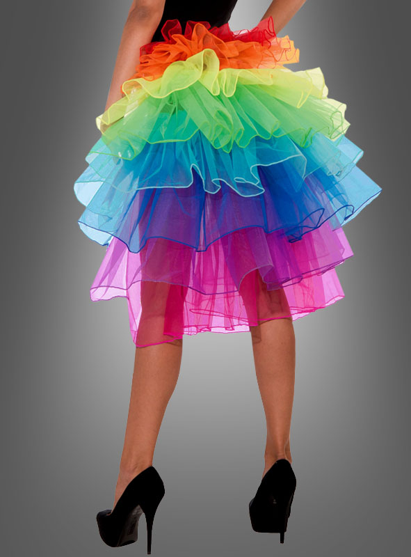 Regenbogen Rockteil Tournüre 2 Regenbogen Rockteil Tournüre – Bild 2