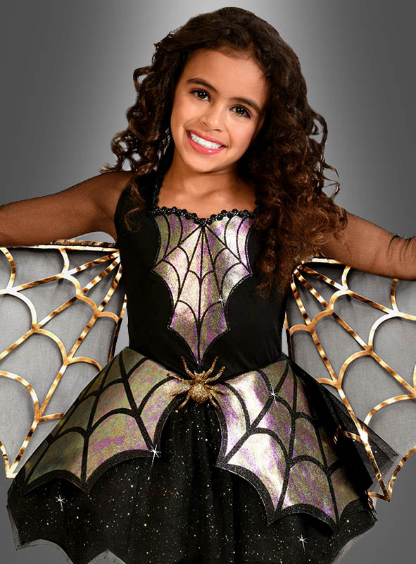 Irisierendes Spinnenkostüm Für Mädchen 2 Irisierendes Spinnenkostüm Für Mädchen – Bild 2
