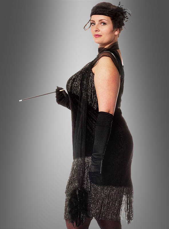 XXL Diva 20er Jahre Fransenkleid 2 XXL Diva 20er Jahre Fransenkleid – Bild 2