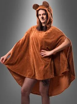 Wandelbarer Brauner Poncho Aus Plüsch XS-XXXL -Halloween-Cosplay Verkaufsgeschäft umgang poncho pluesch a37ef597bf 5
