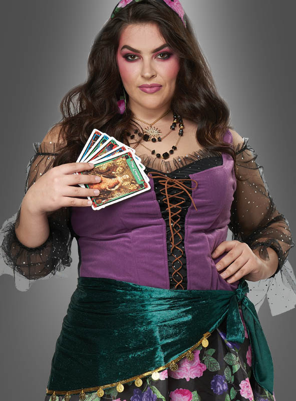 Hellseherin Kostüm XXL Madame Sara 2 Hellseherin Kostüm XXL Madame Sara – Bild 2