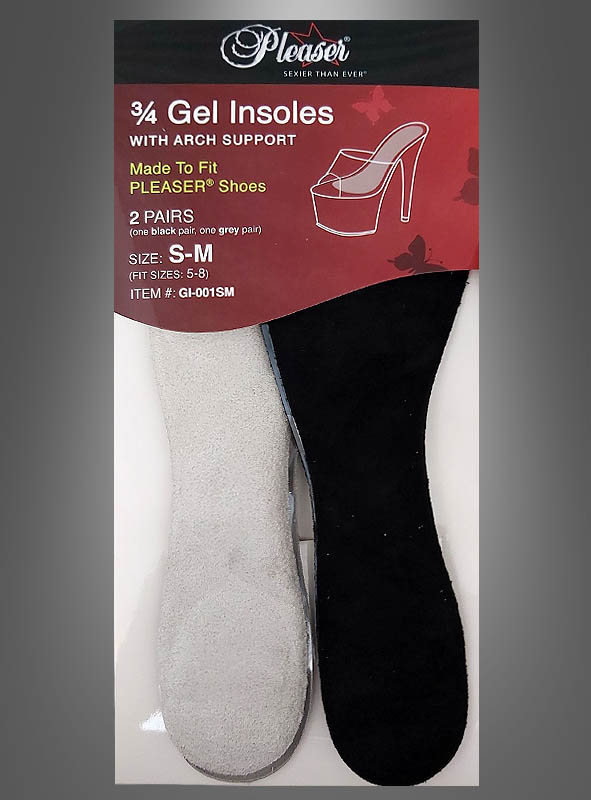 Zwei Paar 3/4 Einlege Gelsohle 2 Zwei Paar 3/4 Einlege Gelsohle – Bild 2