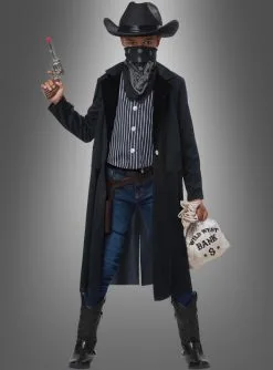 Outlaw Sheriff Kinderkostüm -Halloween-Cosplay Verkaufsgeschäft wilder westen bankraeuber kinderkostuem b461f11617 3