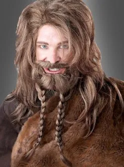 Wikinger Bart Und Perücke -Halloween-Cosplay Verkaufsgeschäft zopfbart wikinger haare cc130ba62d 3